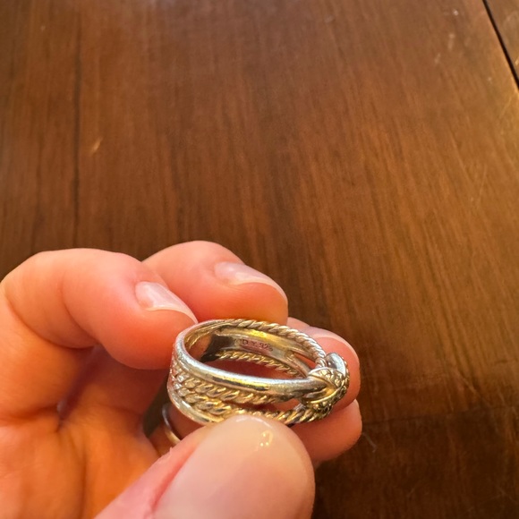 David Yurman X Crossover Band Ring - Picture 3 of 3